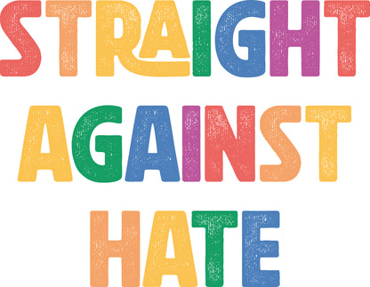 Straight against hate sublimation - design only