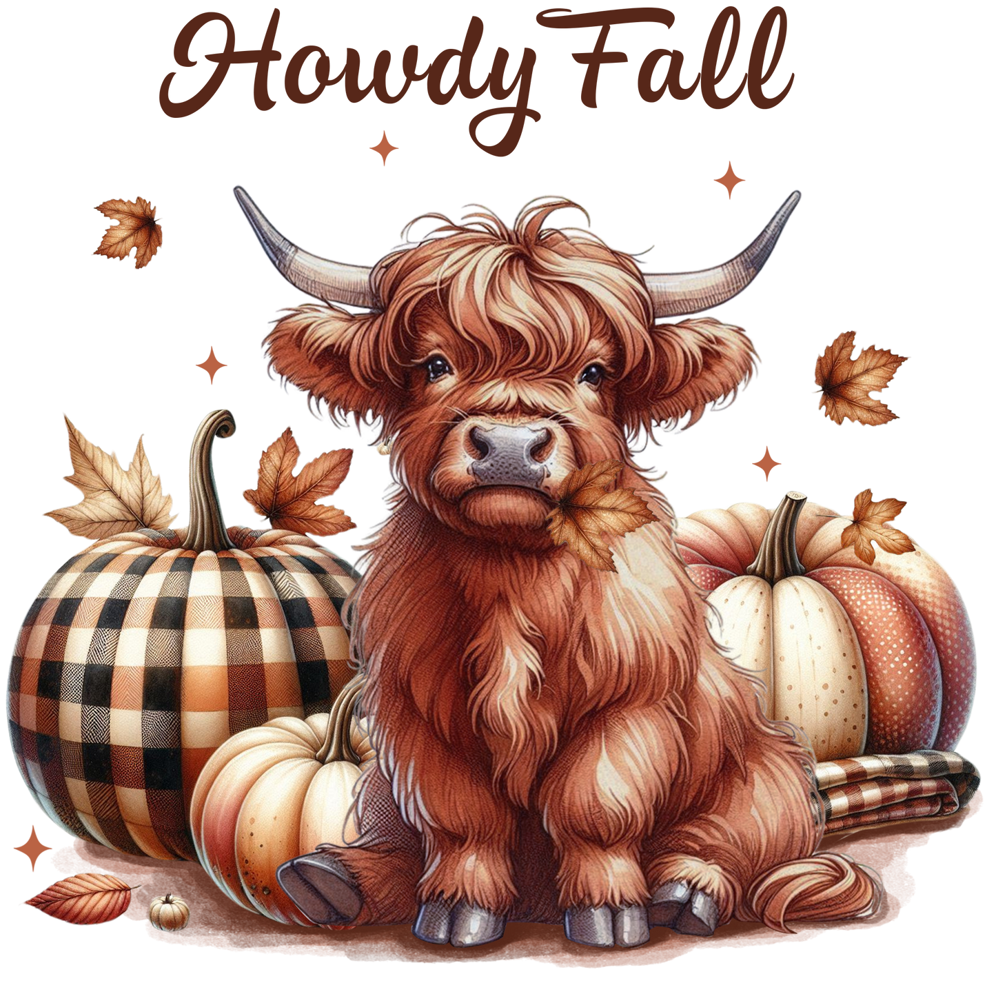 Howdy Fall  DESIGN ONLY SUBLIMATION OR SCREENPRINT