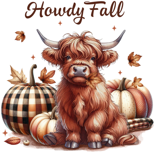 Howdy Fall  DESIGN ONLY SUBLIMATION OR SCREENPRINT