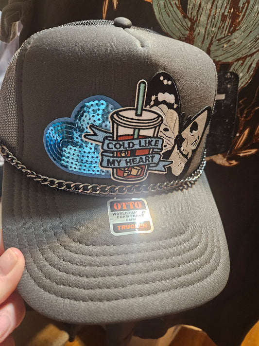 Decked out trucker hat