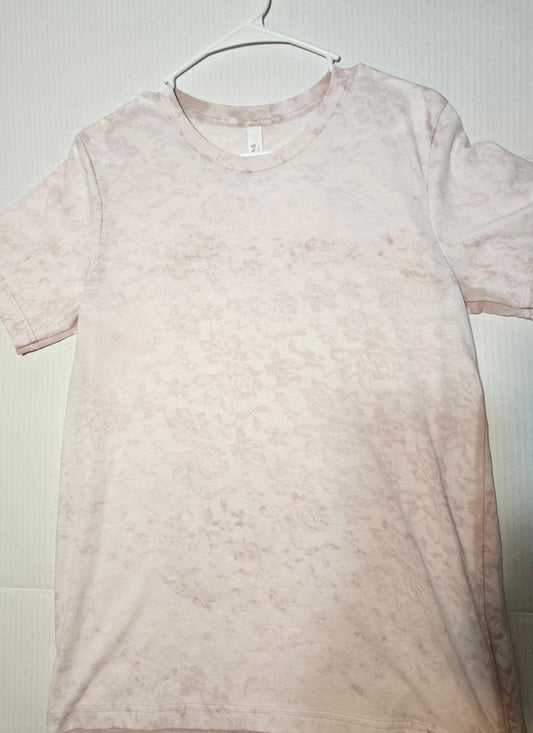 Dusty mauve vintage lace tee- sublimation or screenprint