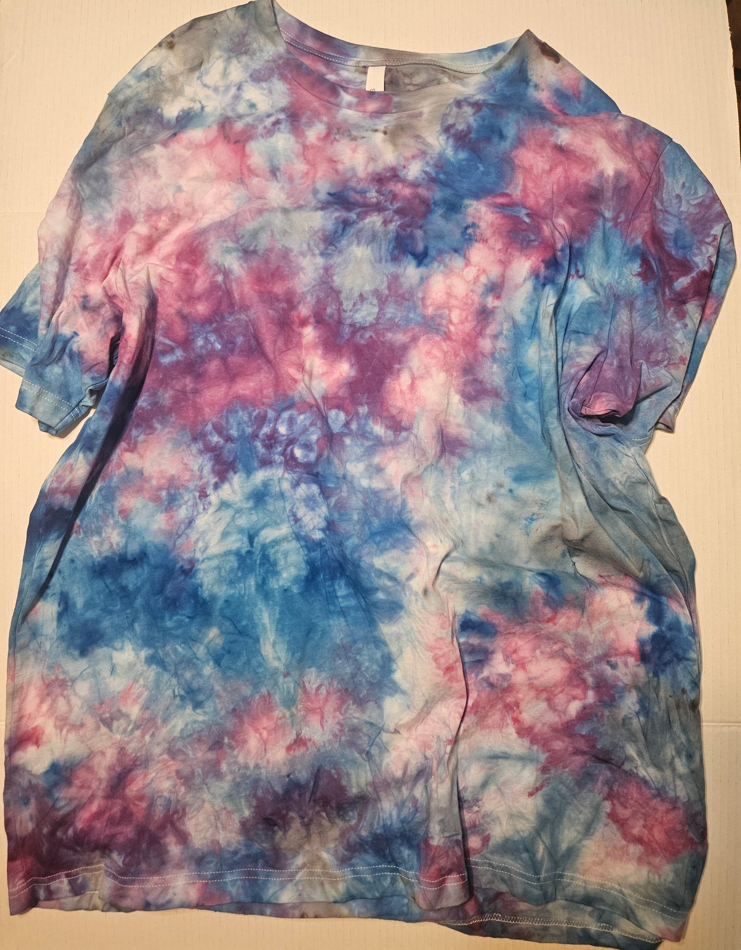 Tie dye tee- screenprint design