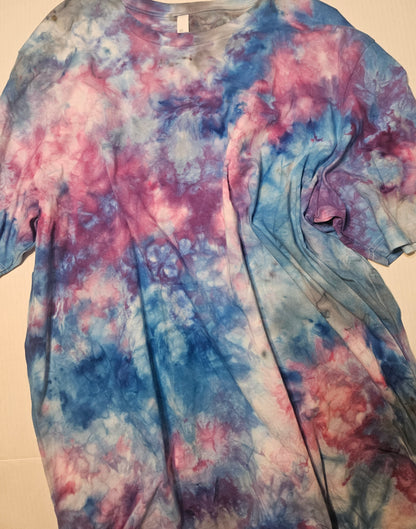 Tie dye tee- screenprint design