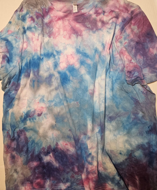 Tie dye tee- Screenprint design