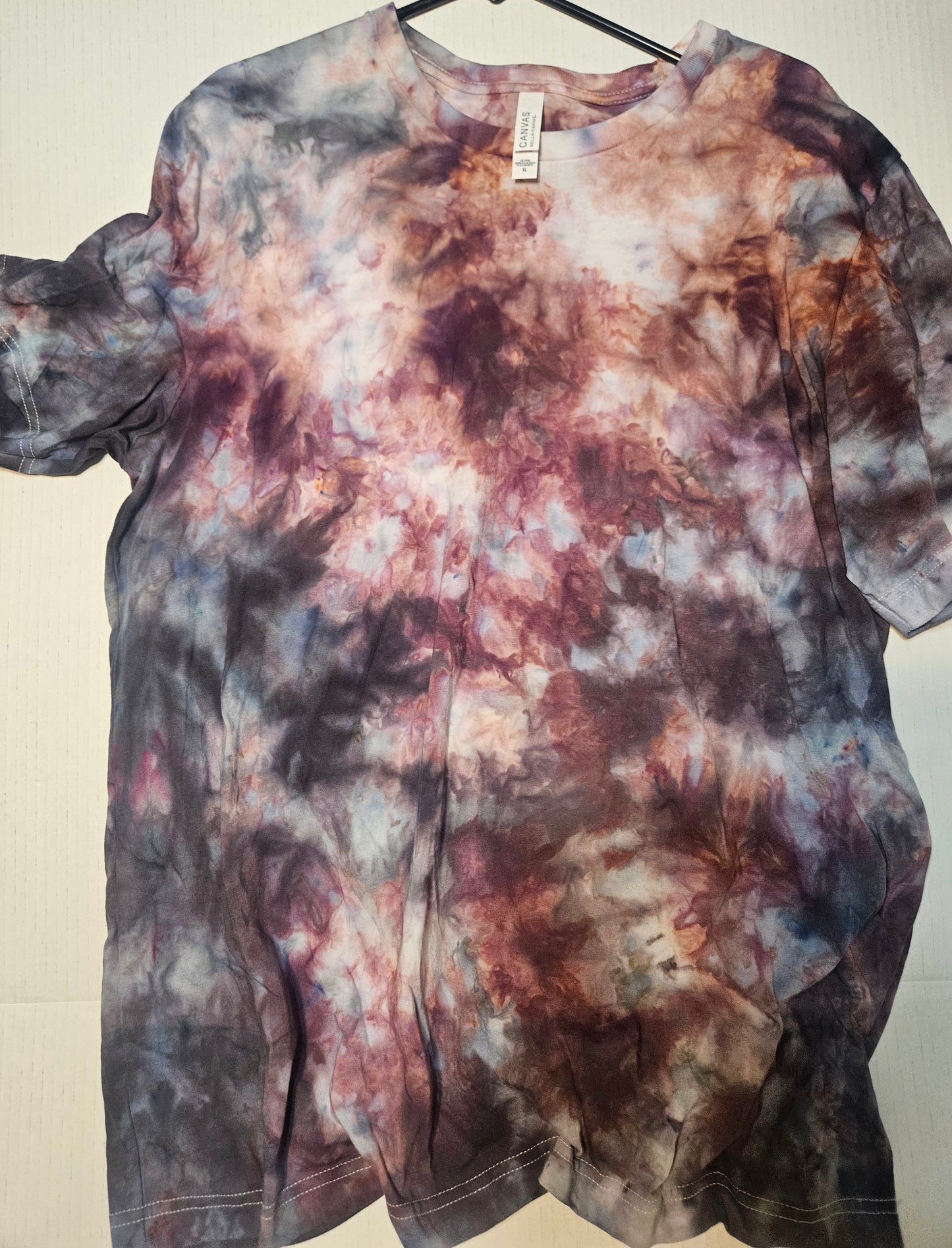 Tie dye tee- screenprint design