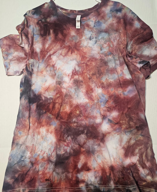 Tie dye tee- screenprint design