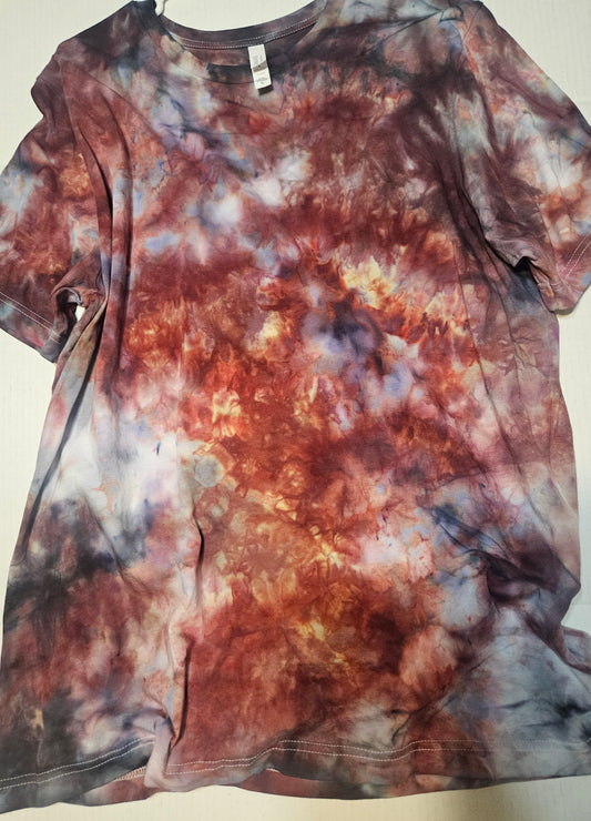 Tie dye tee- screenprint design