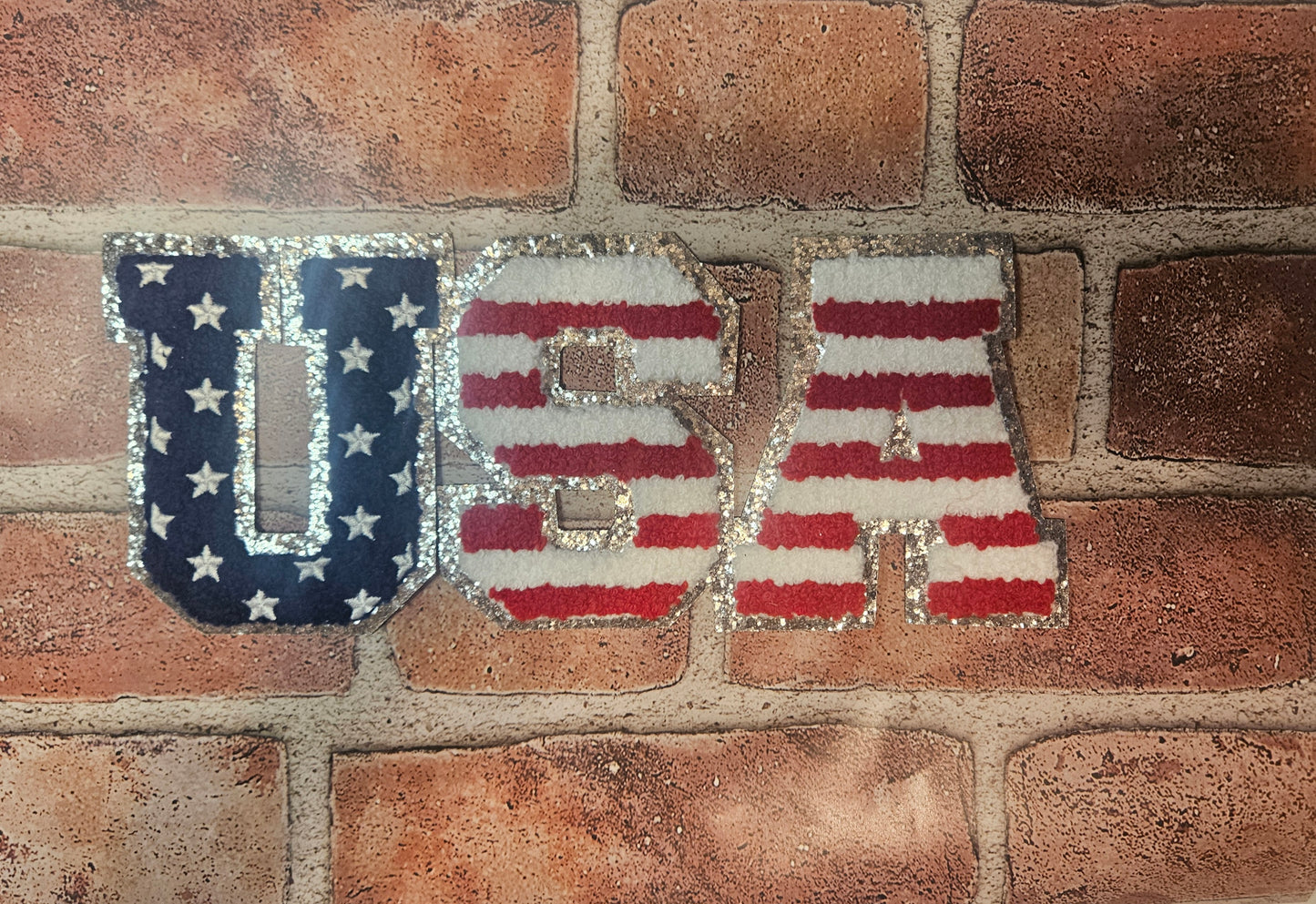 USA chenille patch