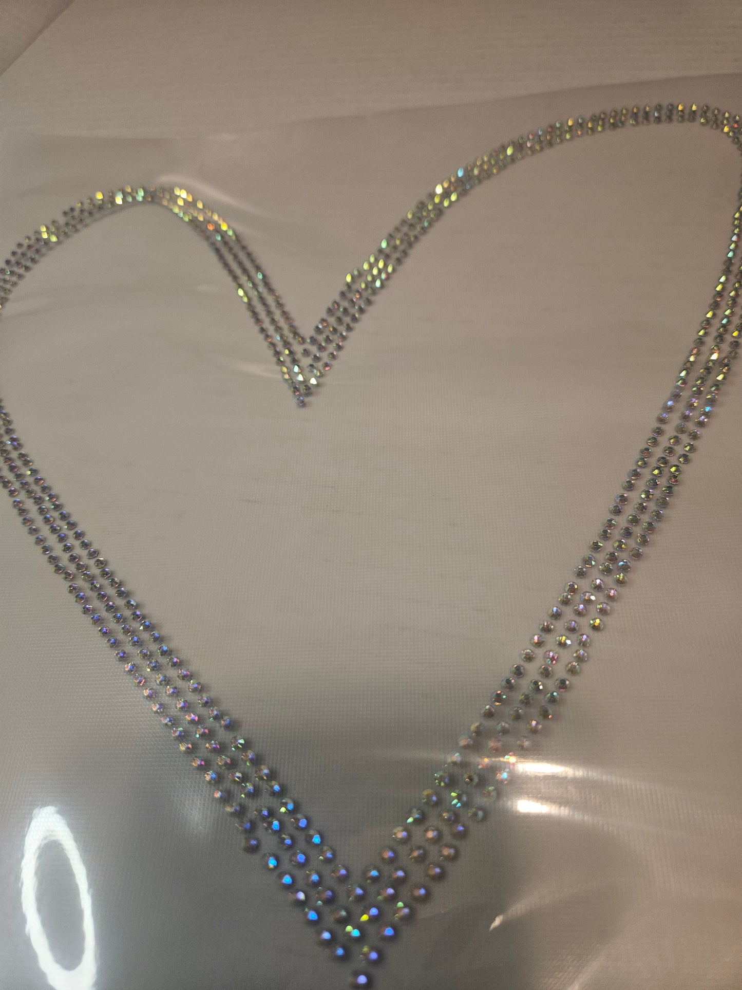 Rhinestone heart