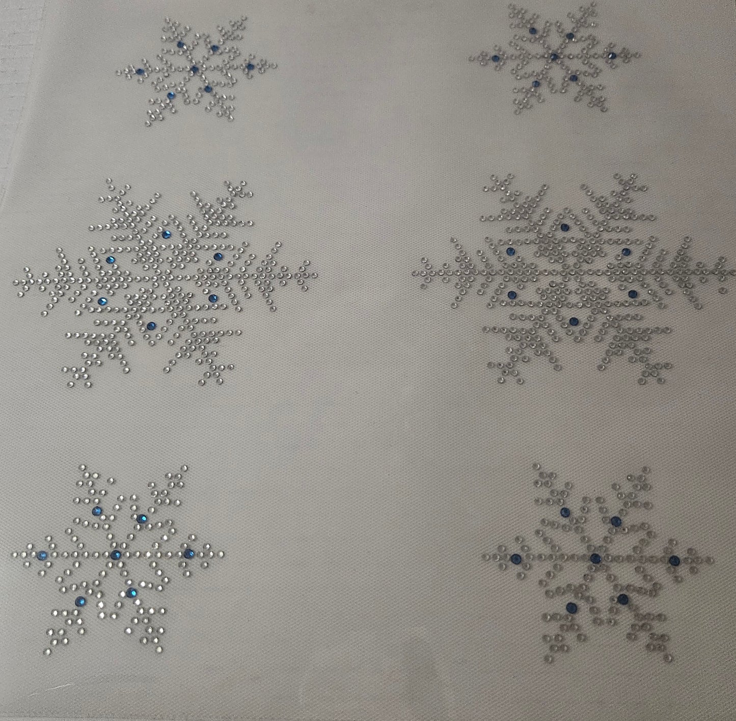 Rhinestone snowflakes