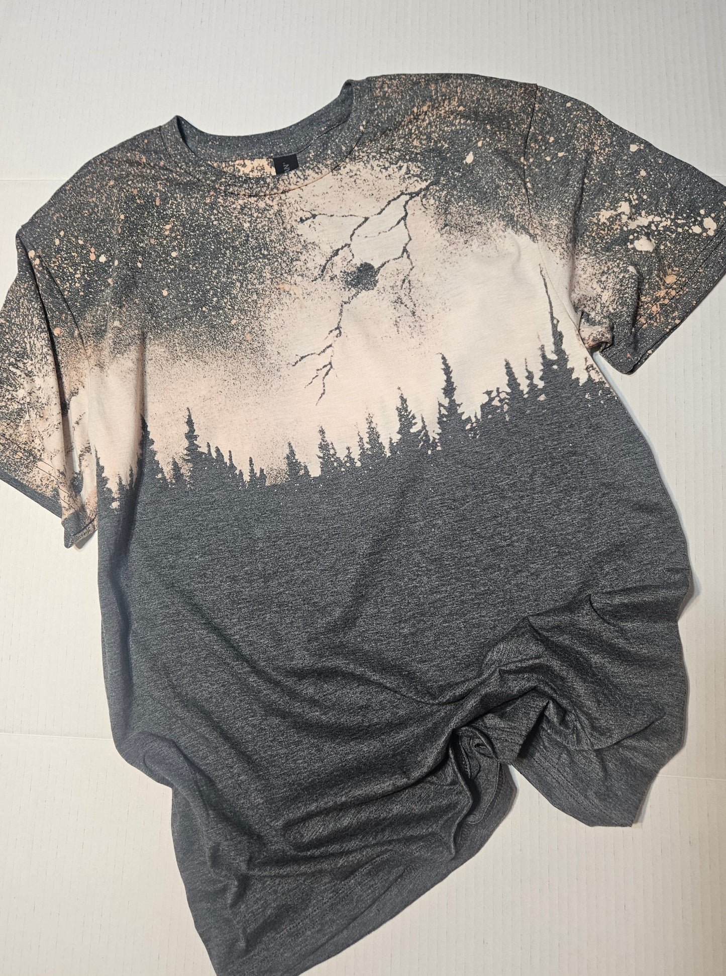 Bleached skyscape tee