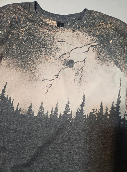 Bleached skyscape tee