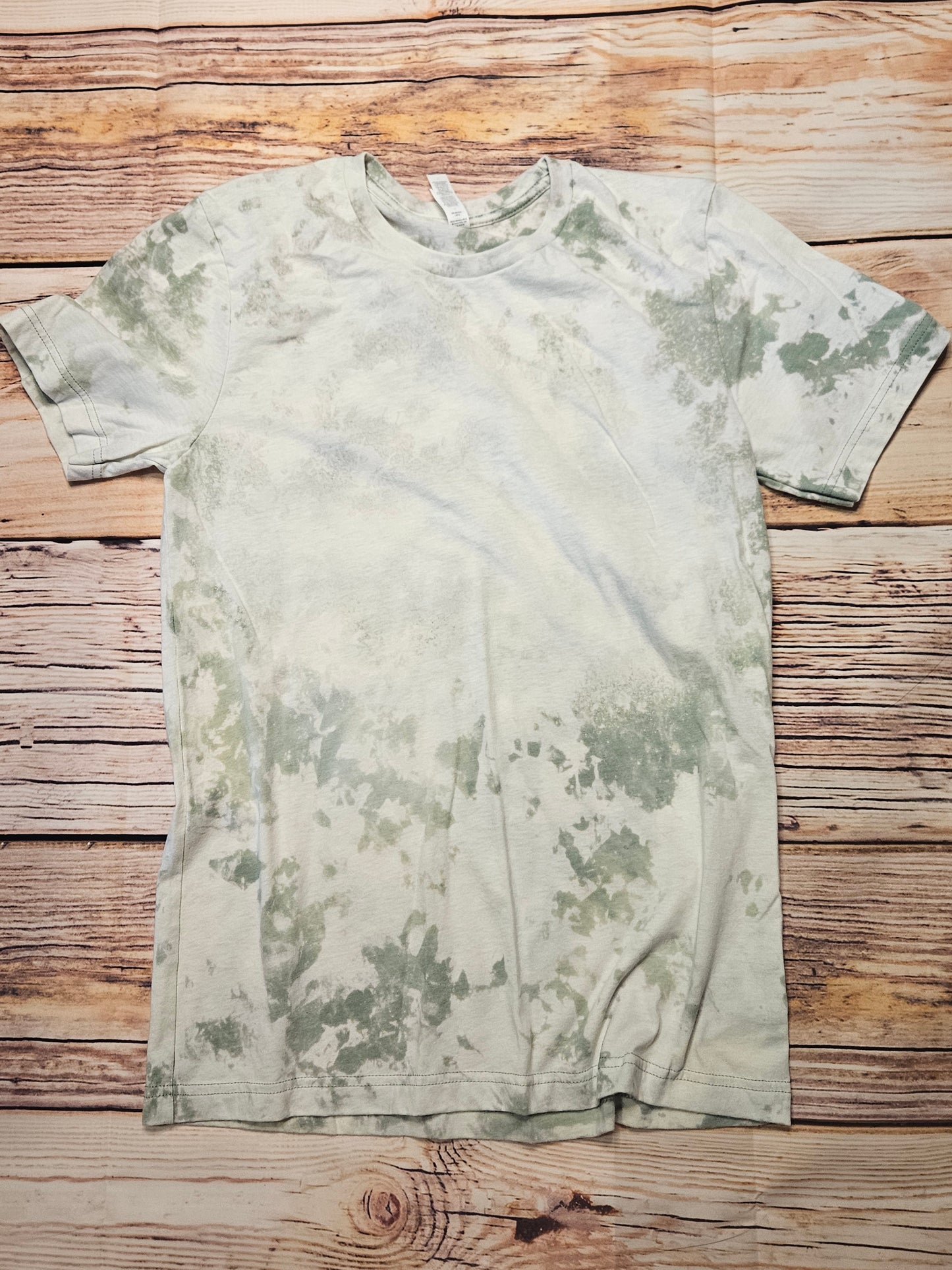 Sage green bleached tee