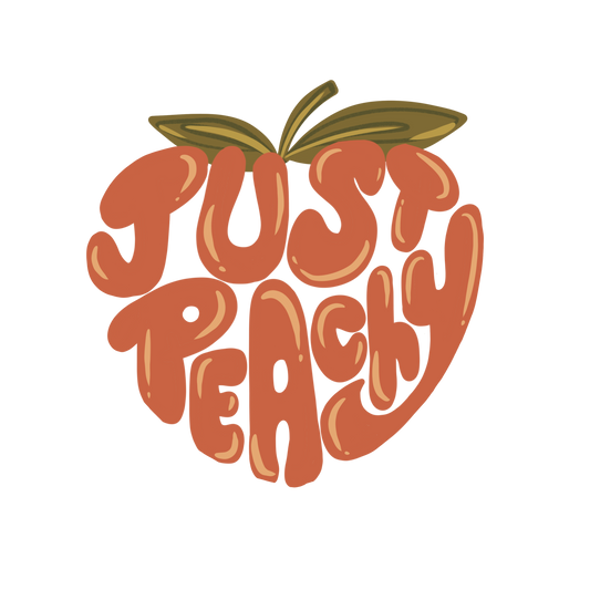 Just peachy DESIGN ONLY- sublimation or screenprint