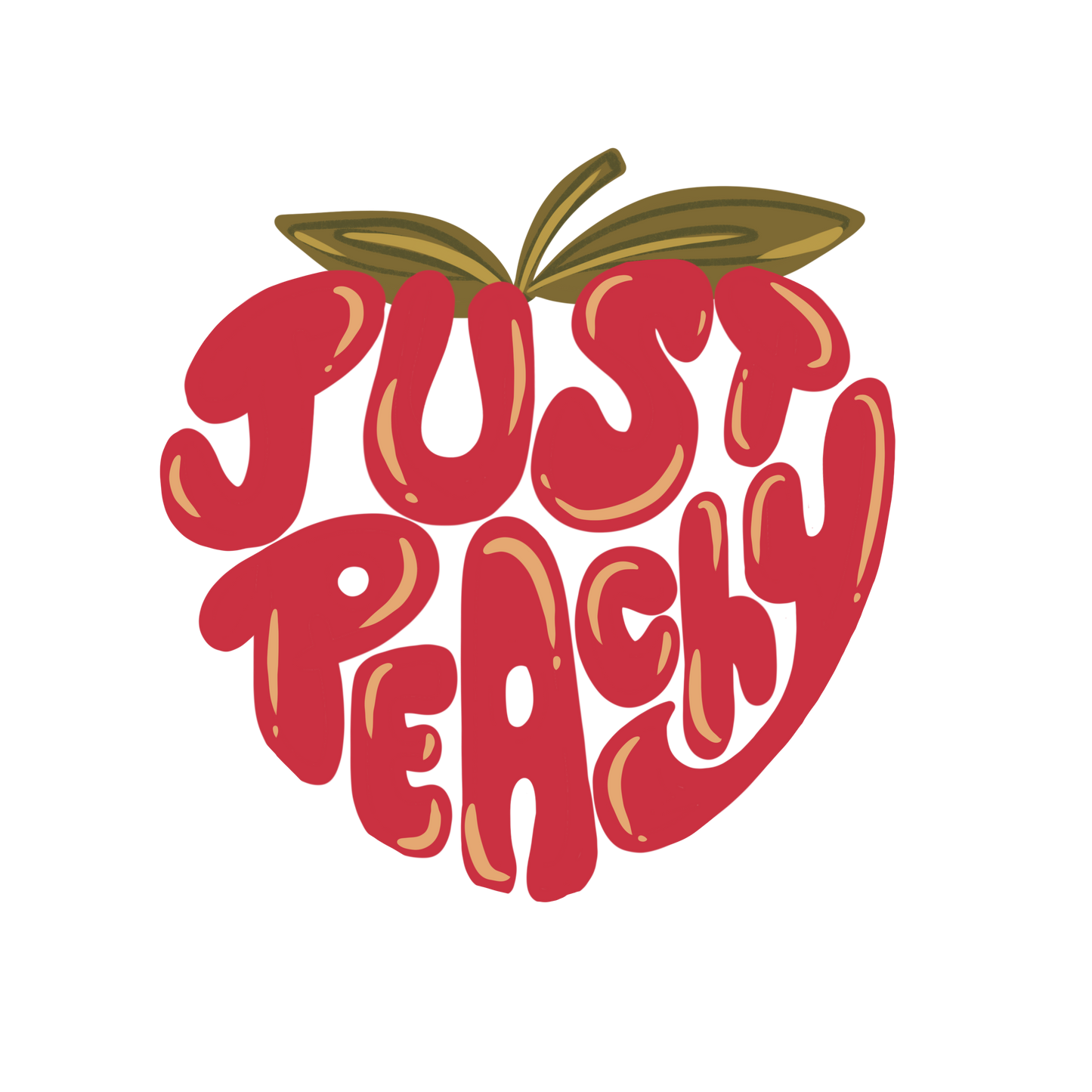 Just peachy DESIGN ONLY- sublimation or screenprint