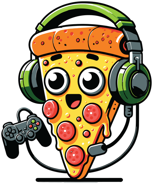 Pizza gamer - DESIGN ONLY SUBLIMATION OR SCREENPRINT