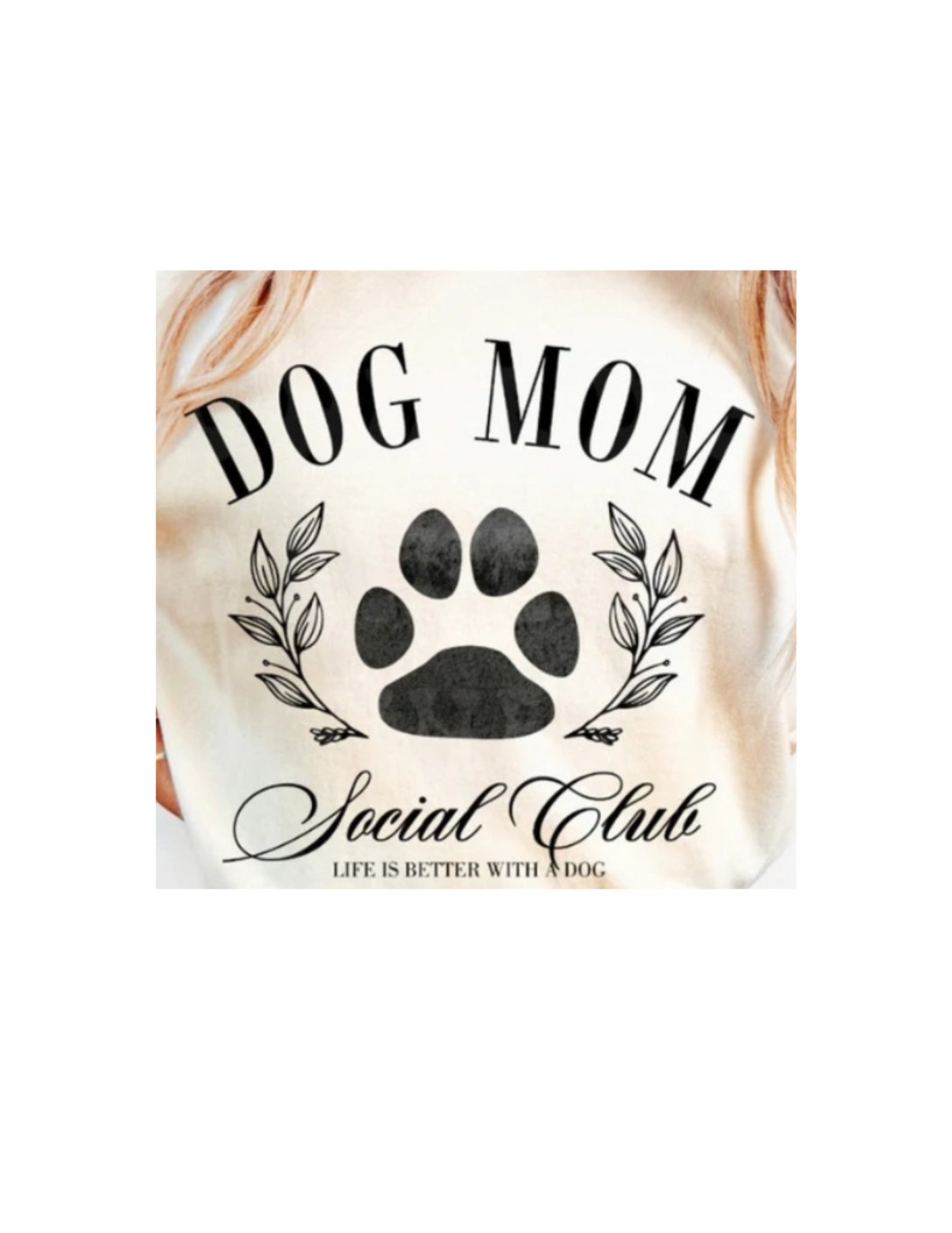 Dog mom social club screenprint DESIGN ONLY