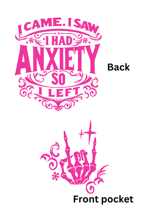 Anxiety DESIGN ONLY- AVAILABLE IN SUBLIMATION OR SCREENPRINT