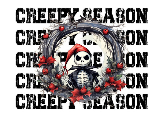 Creepy season -DESIGN ONLY SUBLIMATION OR SCREENPRINT