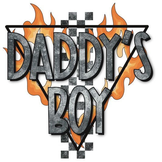 Daddys boy DESIGN ONLY- Sublimation or Screenprint