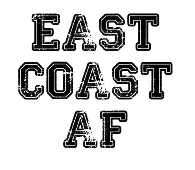 East coast -DESIGN ONLY SUBLIMATION OR SCREENPRINT