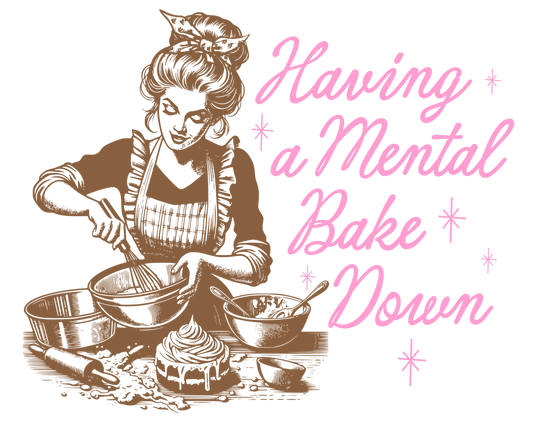 Mental Bake down sublimation - design only