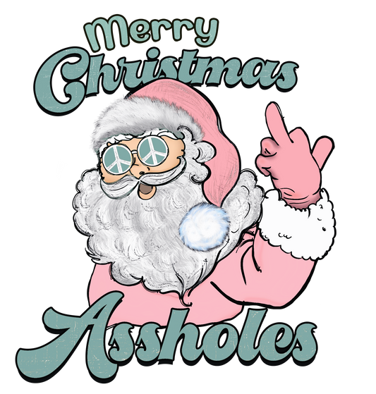 Christmas aholes DESIGN ONLY- Sublimation or Screenprint