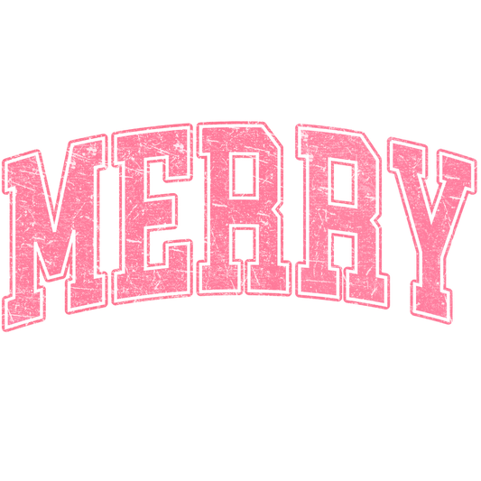 Pink Merry University DESIGN ONLY- Sublimation or Screenprint