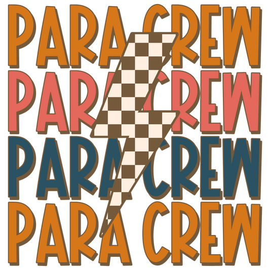 Para crew -DESIGN ONLY SUBLIMATION OR SCREENPRINT