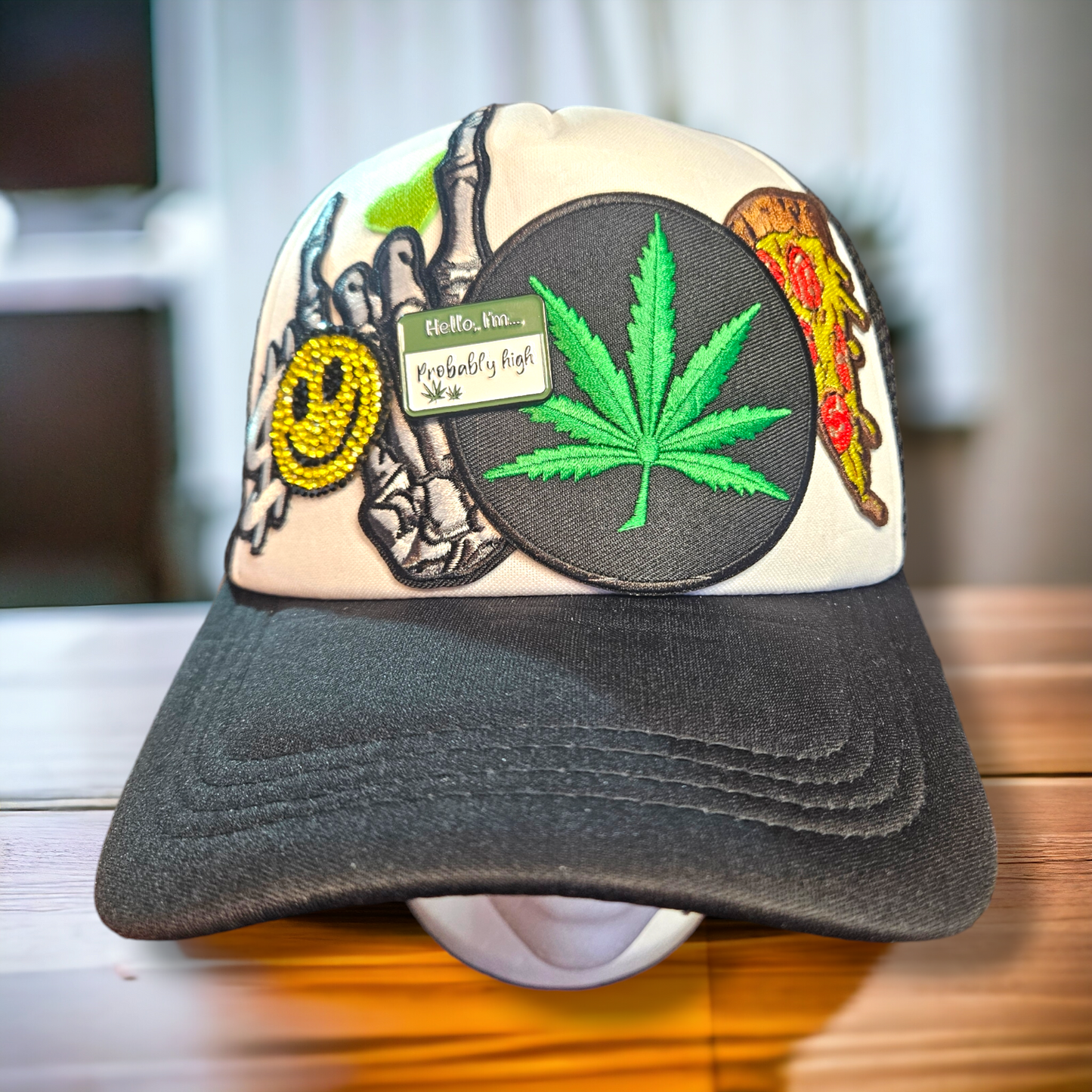 Decked out trucker hat