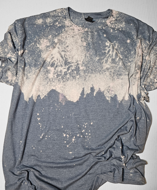 Bleached skyscape tee