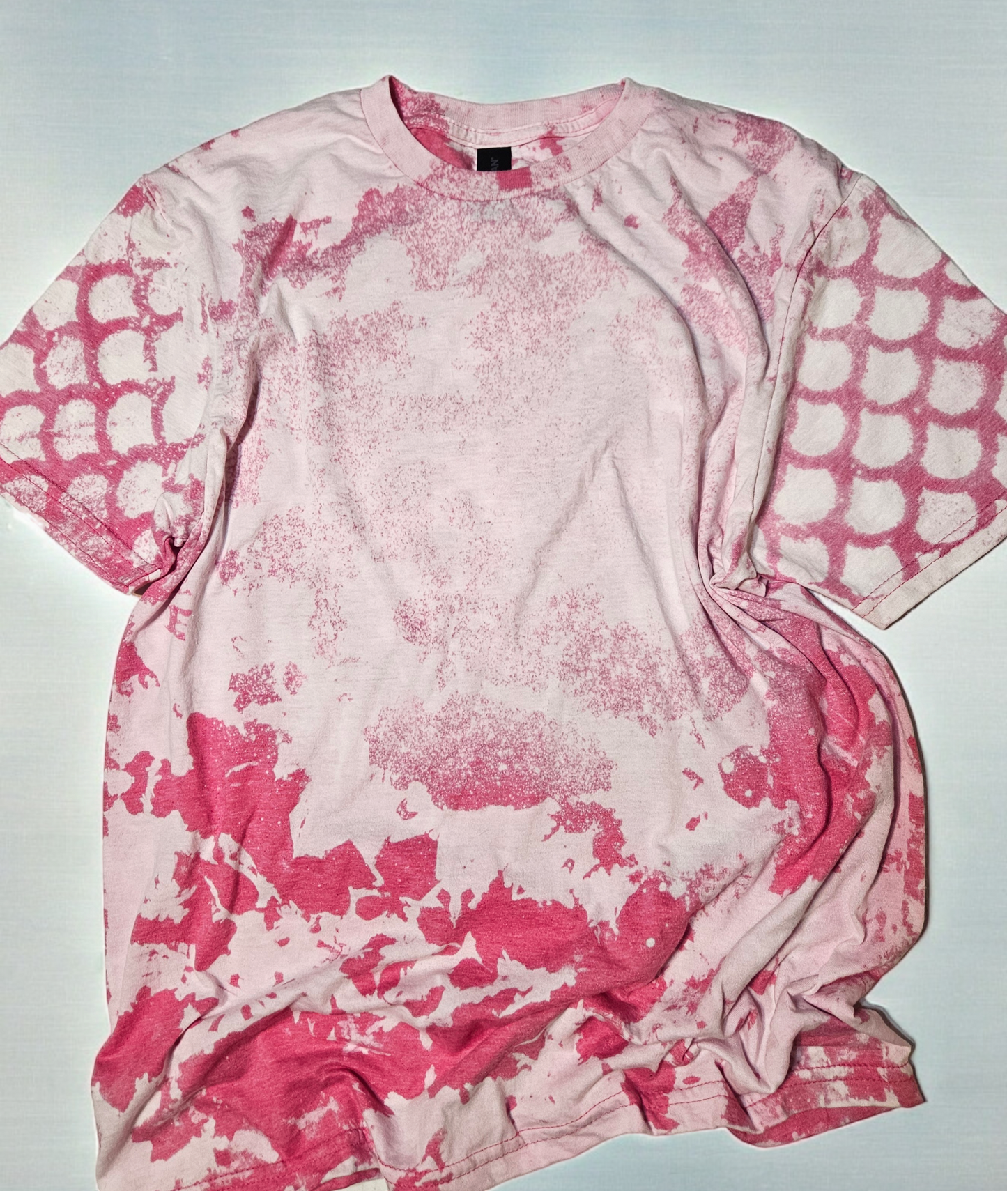 Bleached tee Screenprint or sublimation design