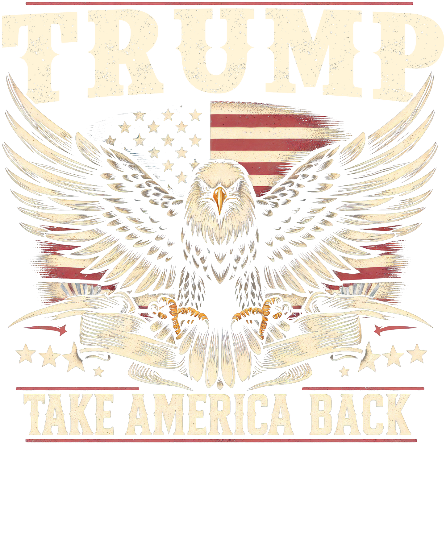 Trump take America back- DESIGN ONLY SUBLIMATION OR SCREENPRINT