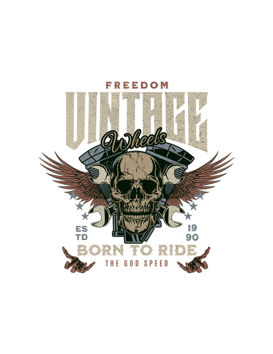 Born to ride sublimation or screenprint DESIGN ONLY