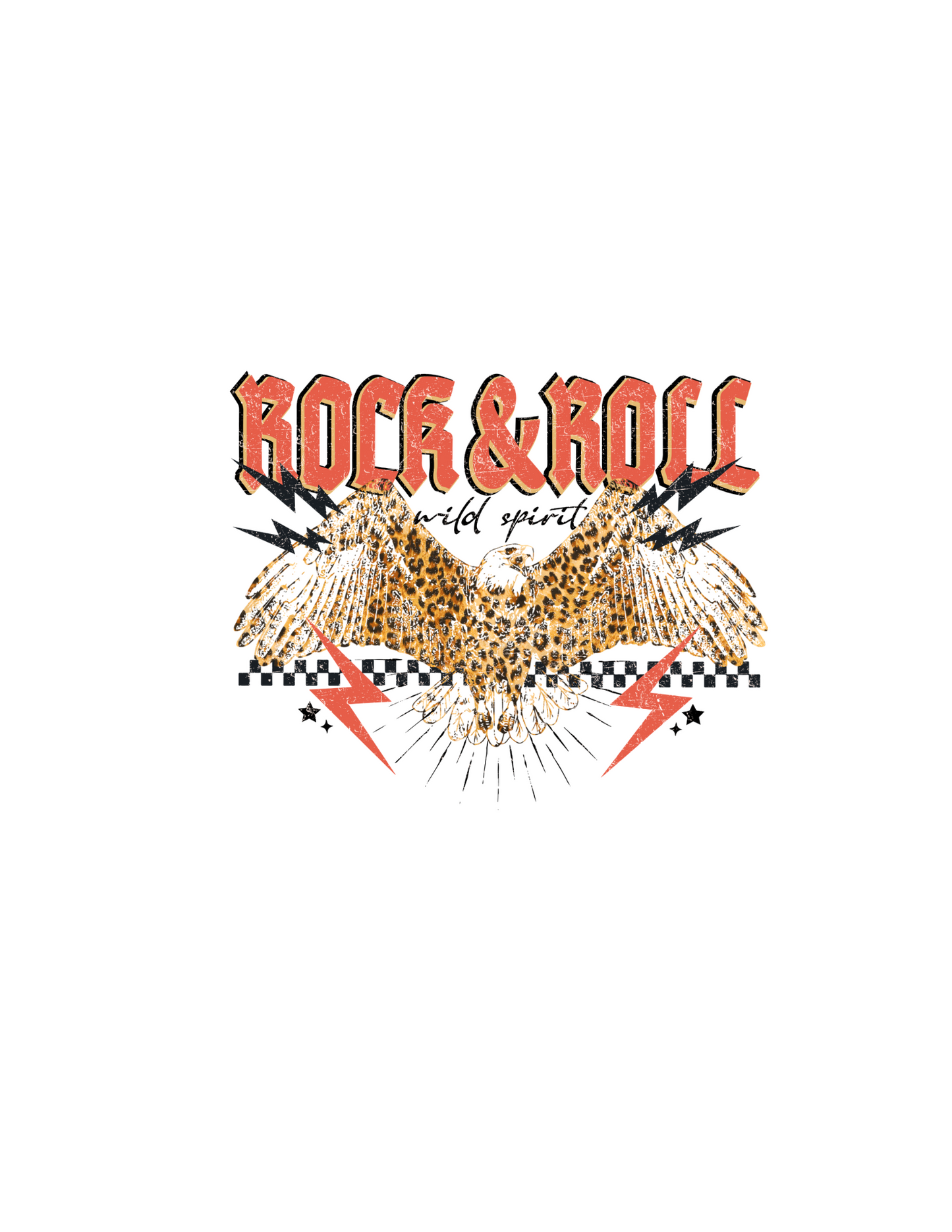 Rock and Roll DESIGN ONLY- Sublimation or screenprint