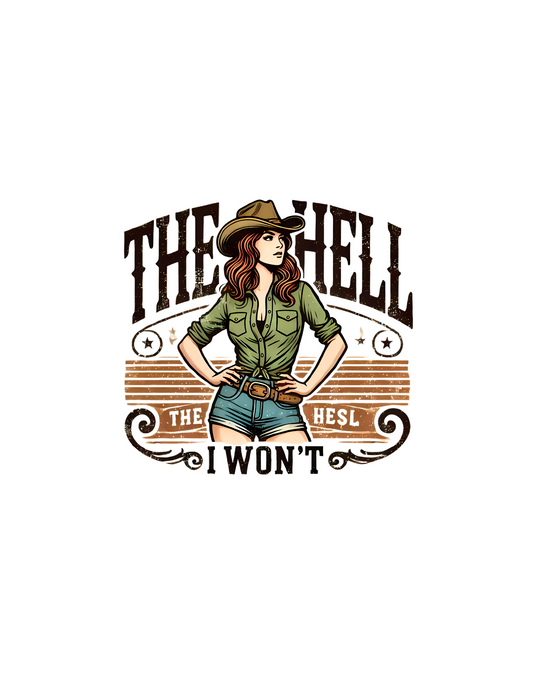 The hell I won't DESIGN ONLY- sublimation or screenprint