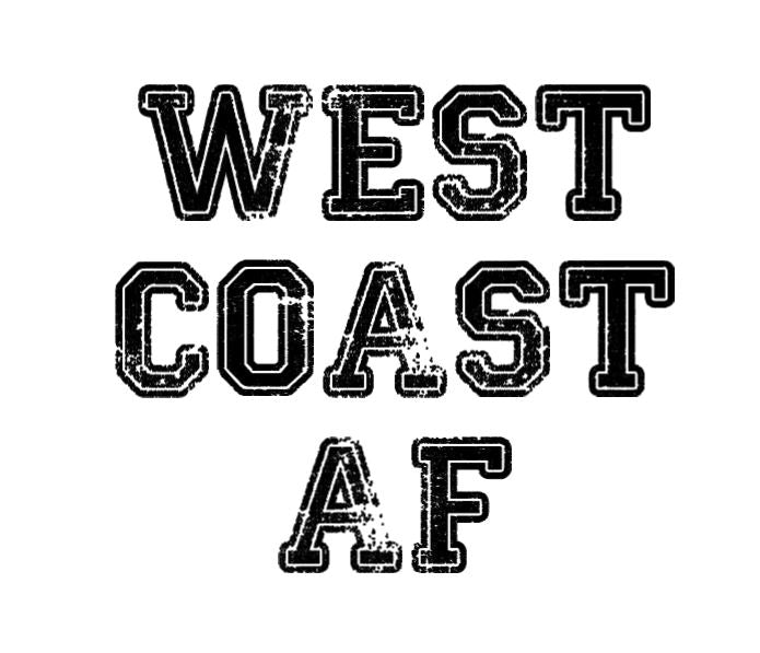 West Coast -DESIGN ONLY SUBLIMATION OR SCREENPRINT