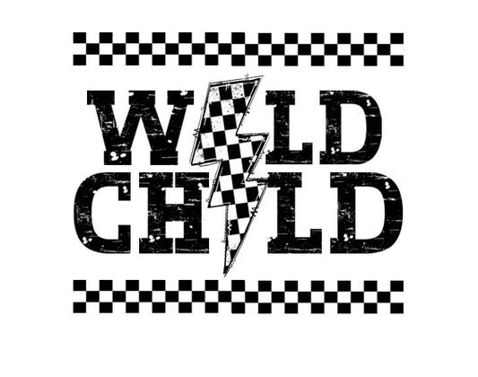 Wild child -DESIGN ONLY SUBLIMATION OR SCREENPRINT