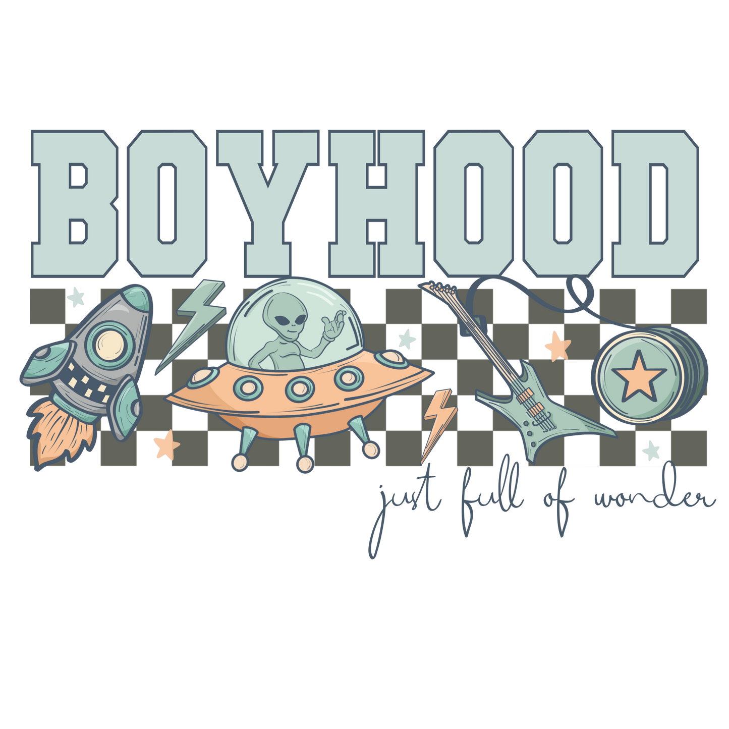 Boyhood DESIGN ONLY- Sublimation or Screenprint