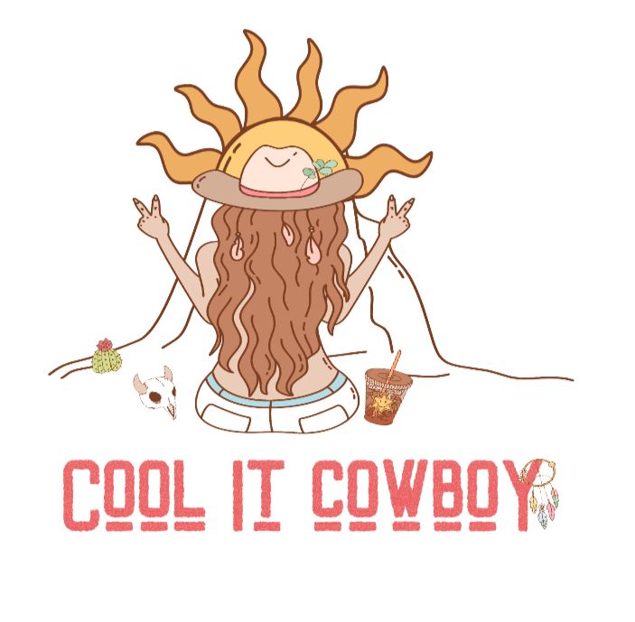 Cool it cowboy - DESIGN ONLY  SUBLIMATION OR SCREENPRINT