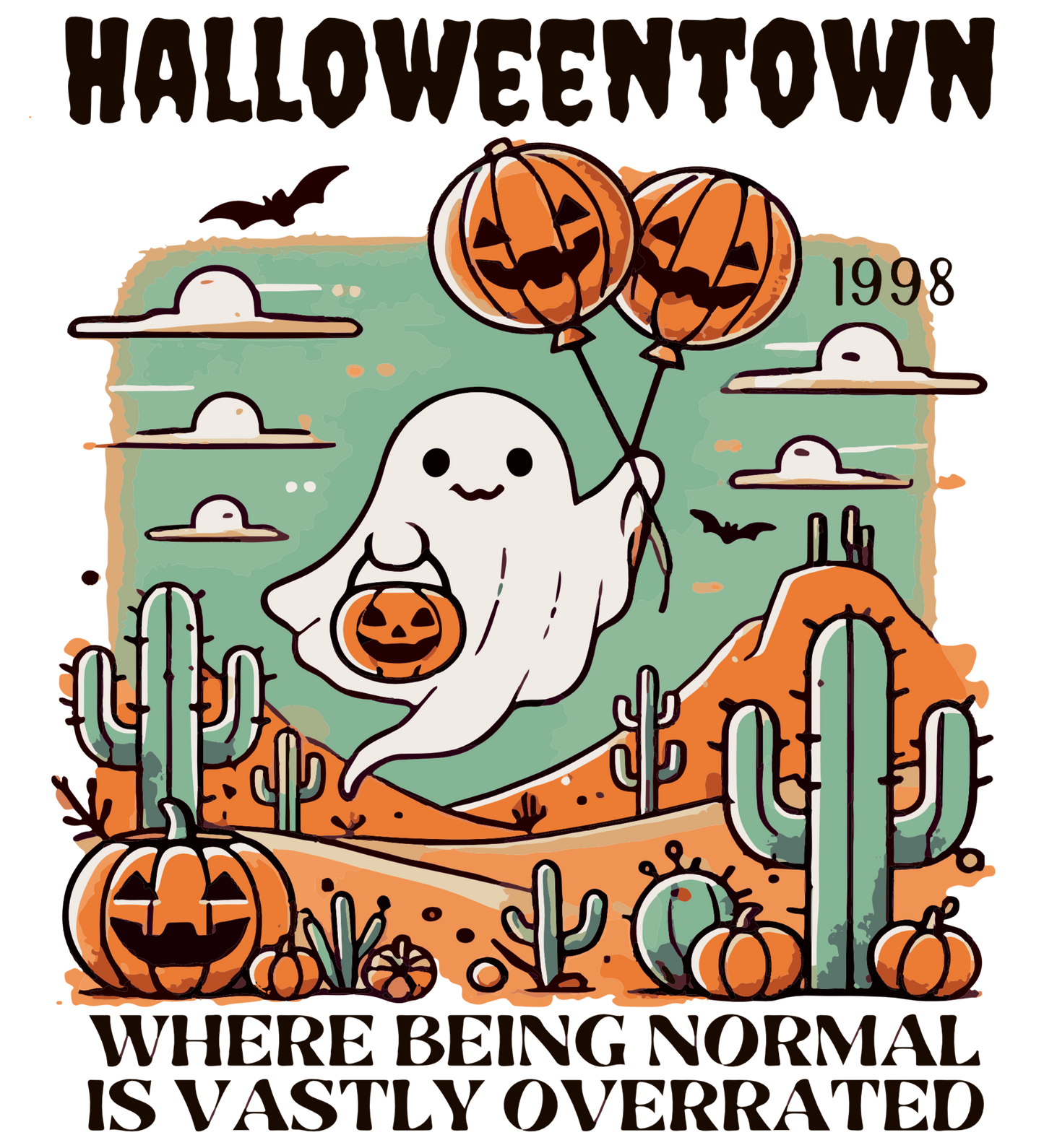 Halloweentown -DESIGN ONLY SUBLIMATION OR SCREENPRINT