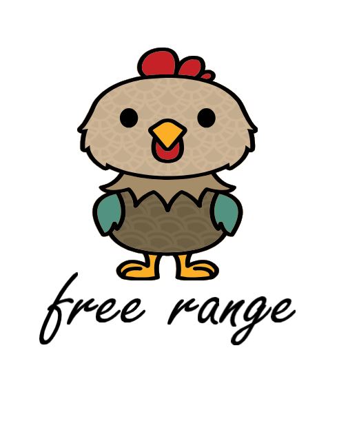 Free range -DESIGN ONLY SUBLIMATION OR SCREENPRINT