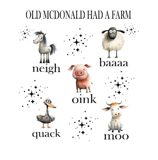 Old MCDonald-DESIGN ONLY SUBLIMATION OR SCREENPRINT