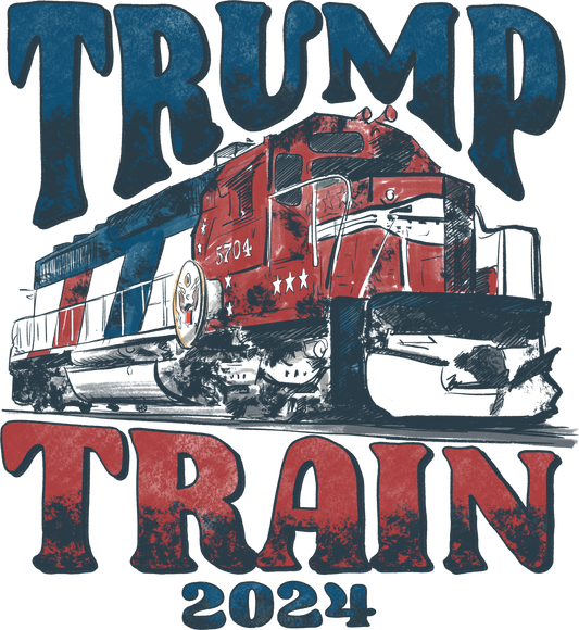 Trump train sublimation or screenprint- design only